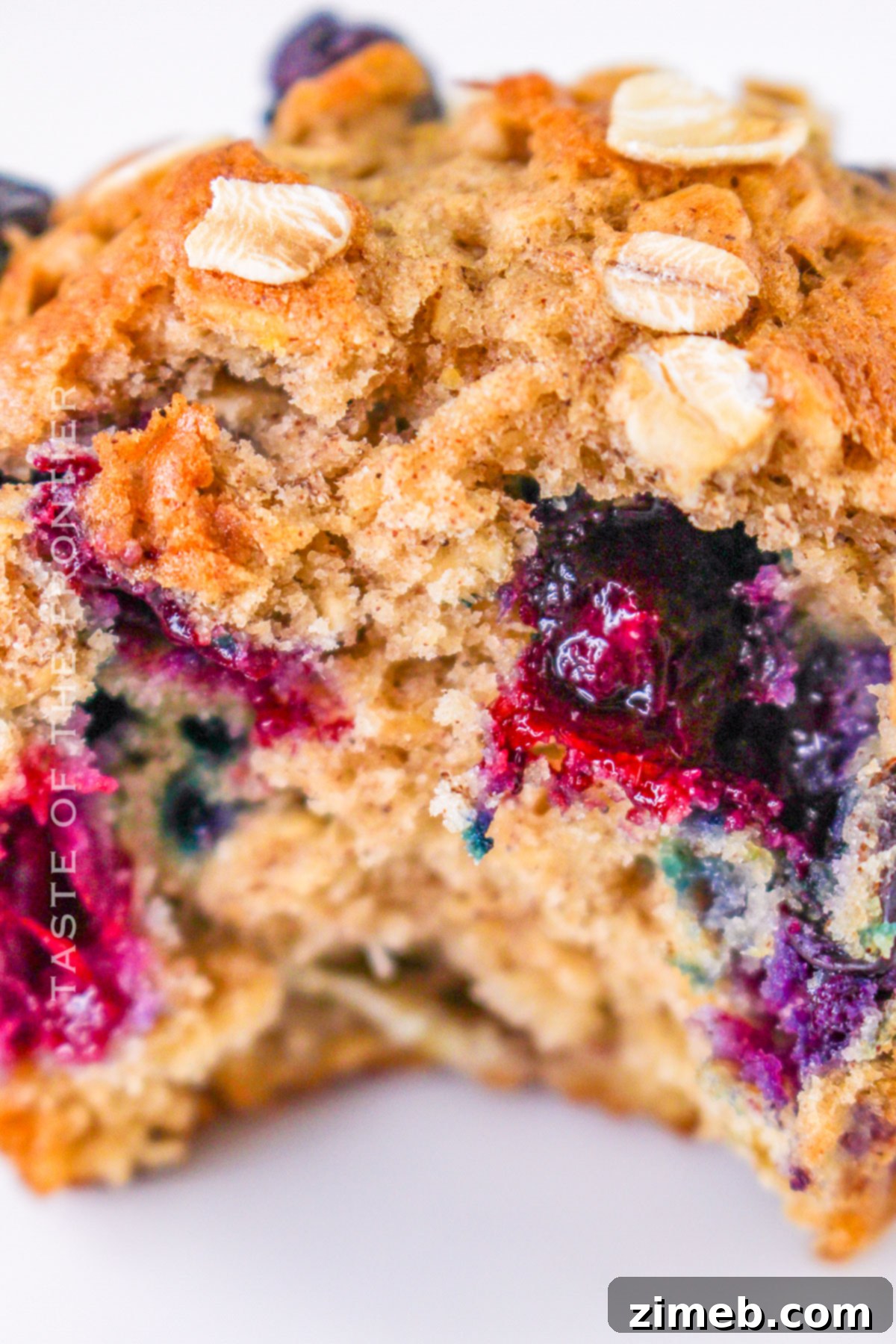 Banana Blueberry Oat Muffins 15 Banana Blueberry breakfast