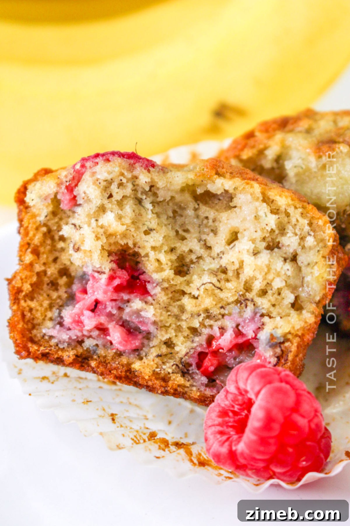 Best Banana Raspberry Muffins recipe