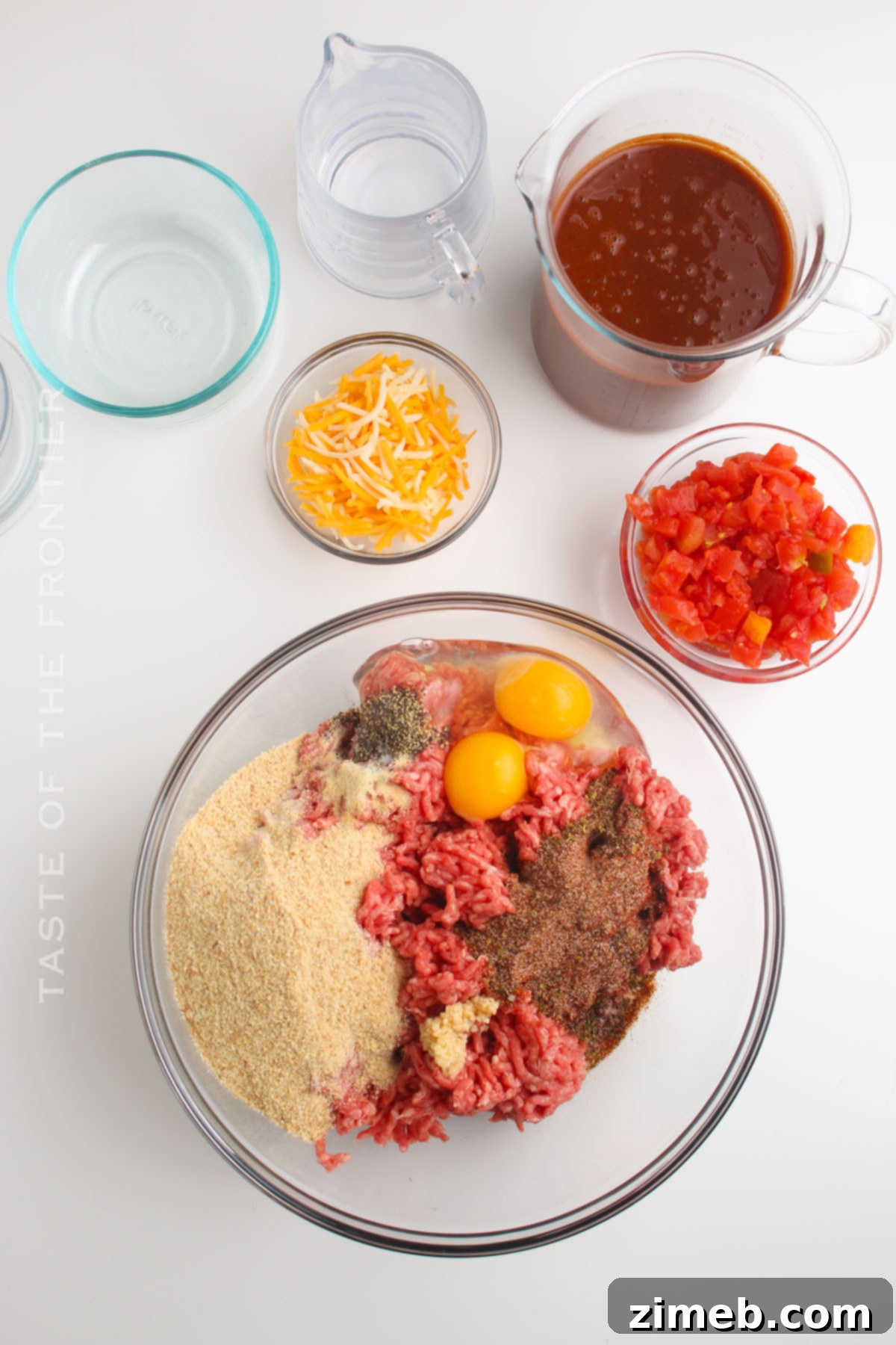 Fiesta Meatballs 5 making meatballs from scratch
