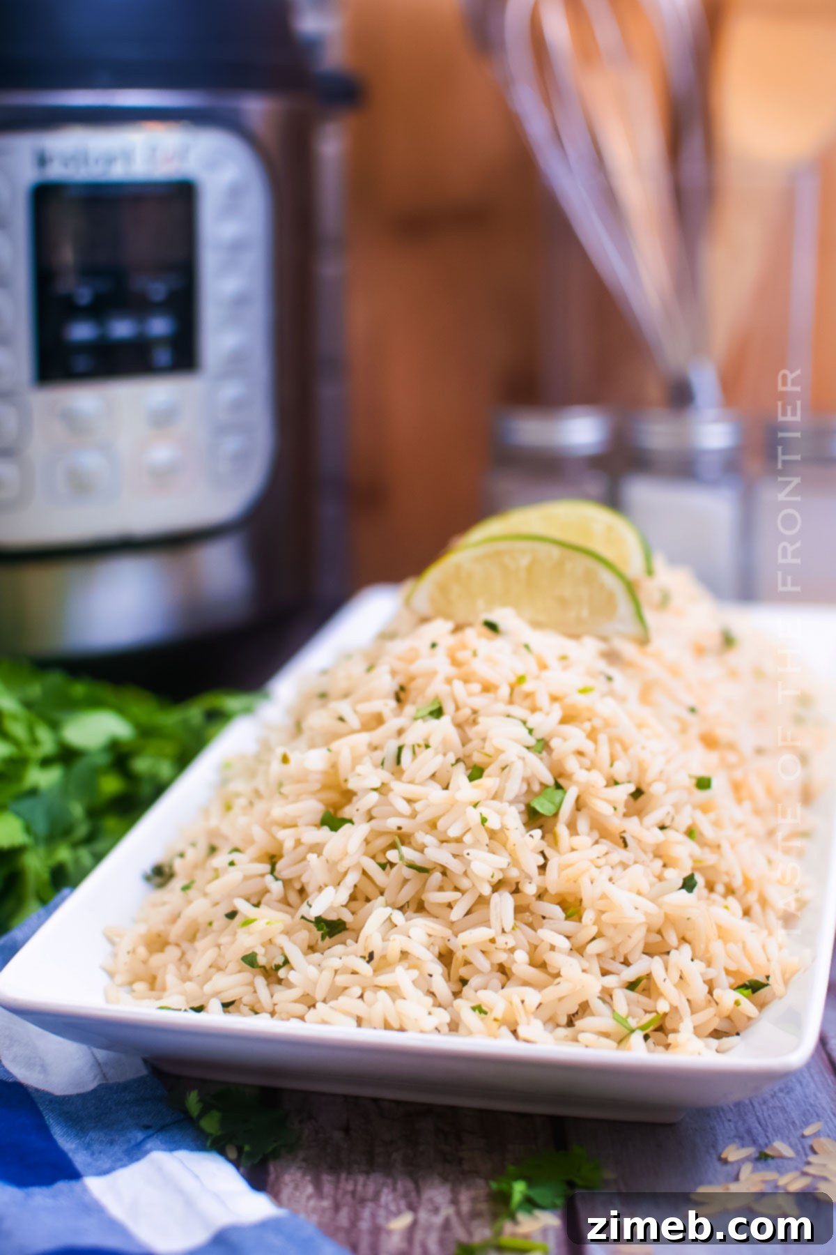 Zesty Instant Pot Cilantro Lime Rice 13 easy instant pot rice