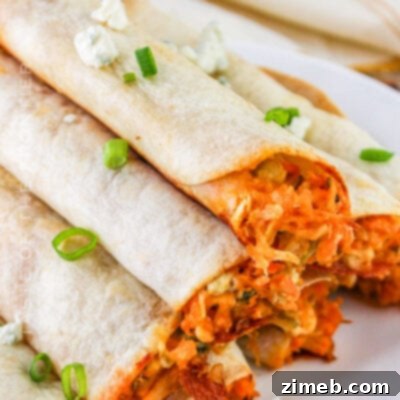Crispy Buffalo Chicken Taquitos 16 Buffalo Chicken Taquitos