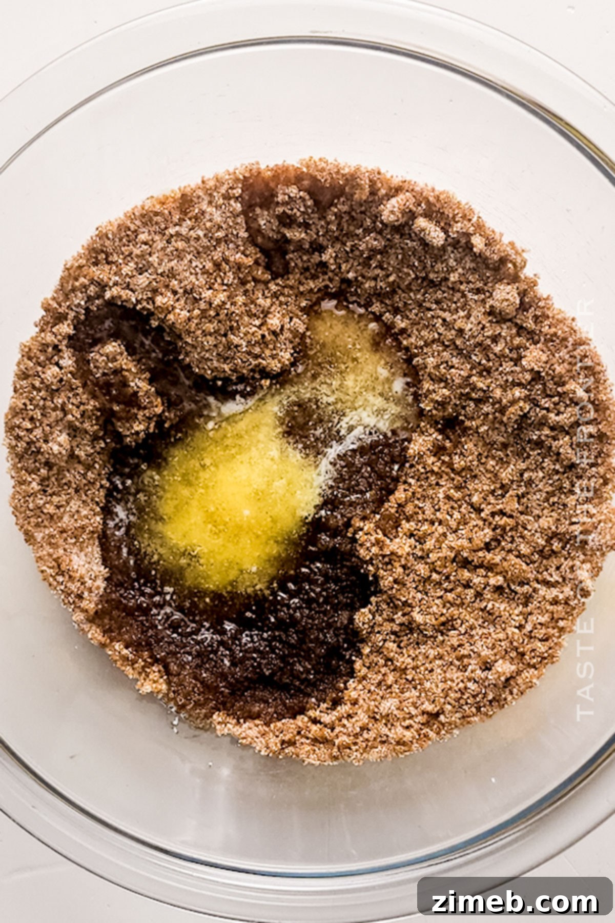 cinnamon layer mixture