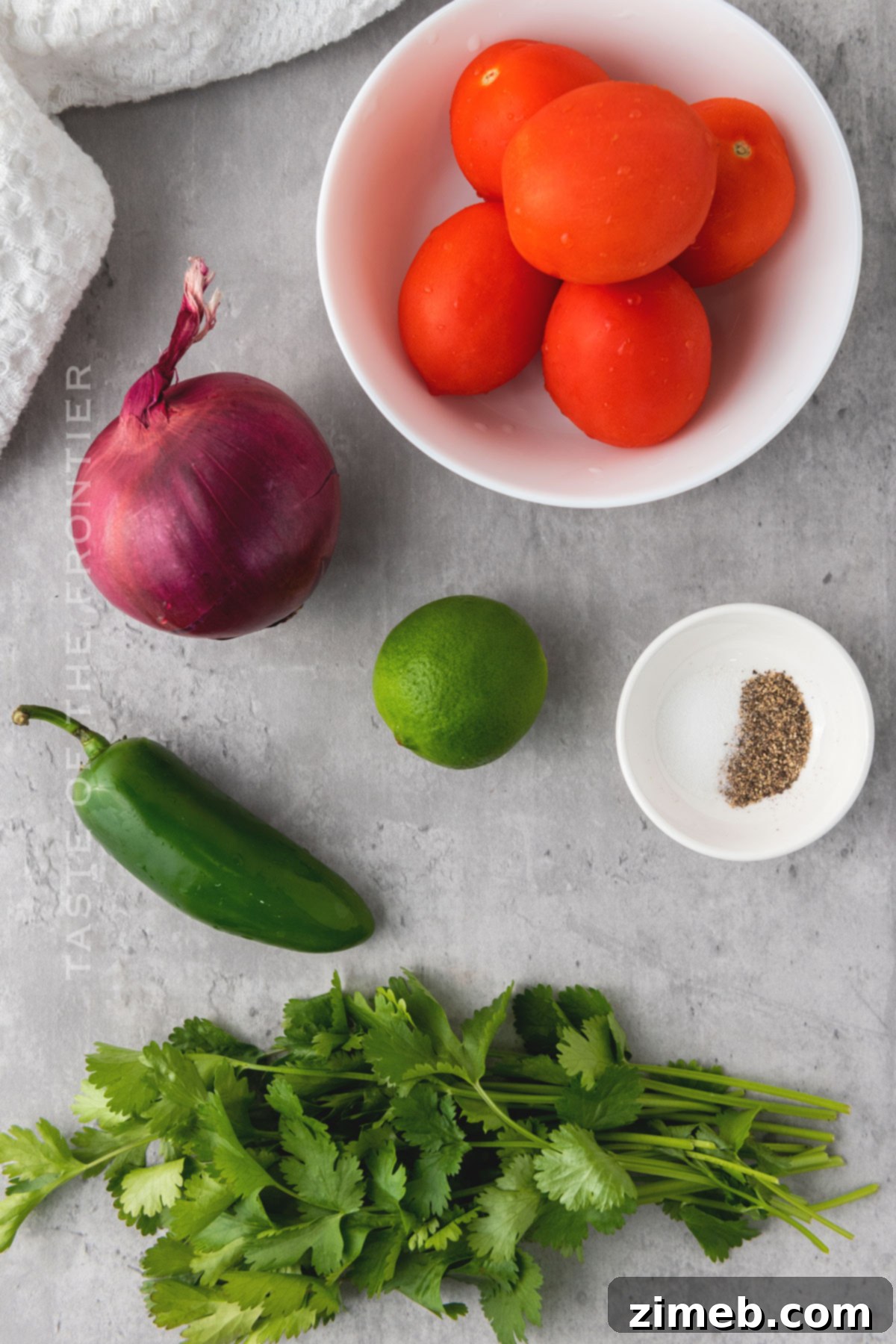 Authentic Salsa ingredients