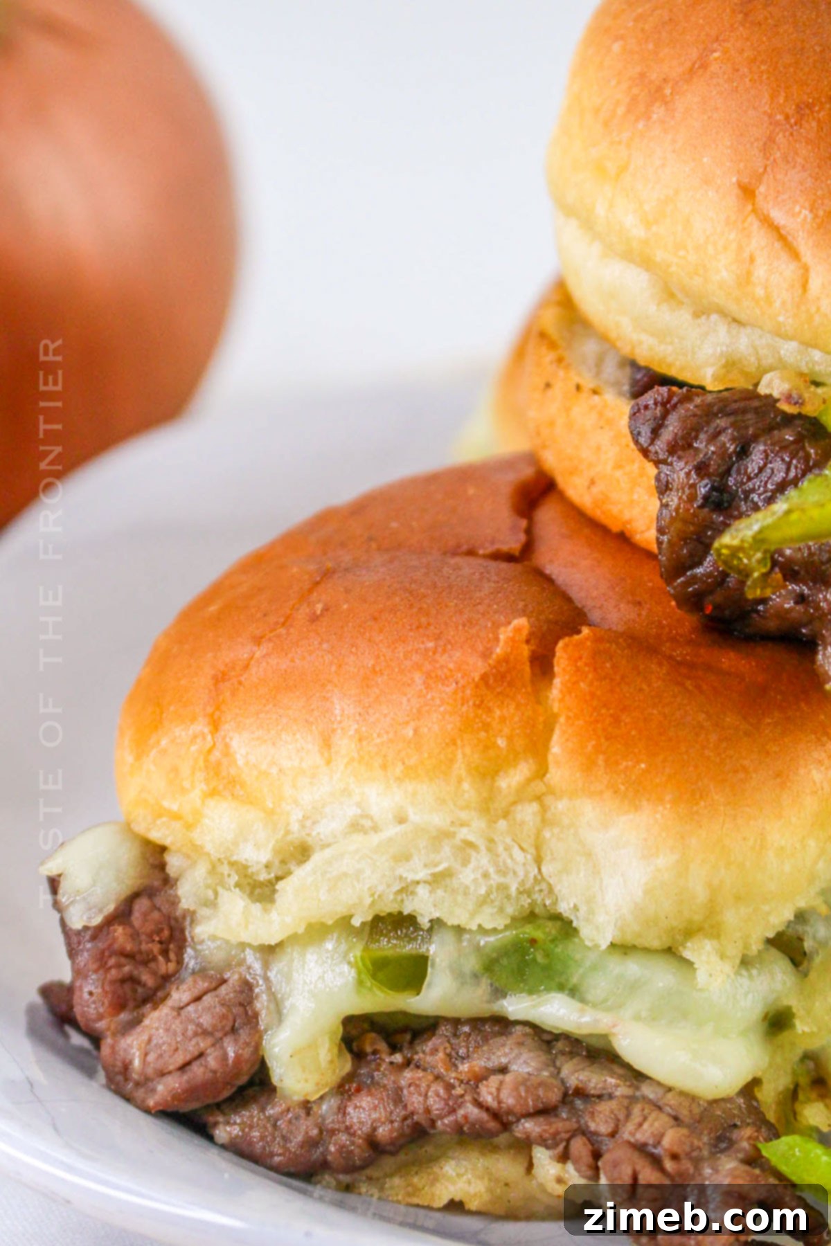 Irresistible Philly Cheesesteak Sliders 8 cheesy appetizer