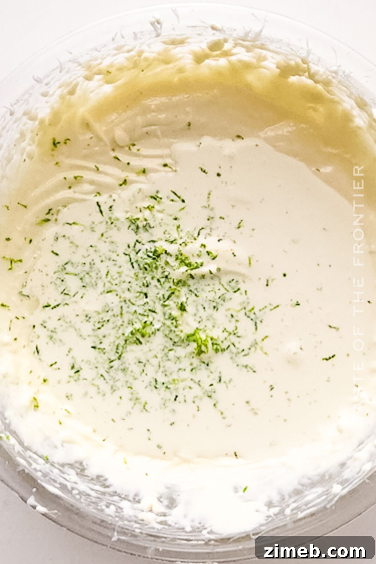 lime cream cheese frosting