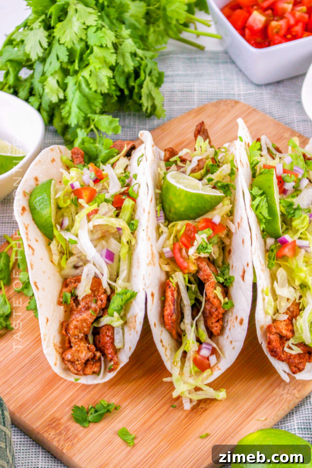 Carnitas Street Tacos 3 pork taco dinner