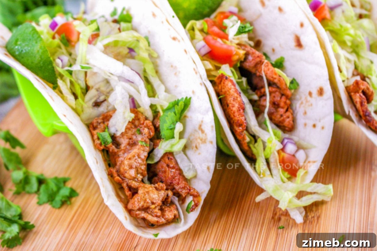 Carnitas Street Tacos 8 skillet pork - seasoned