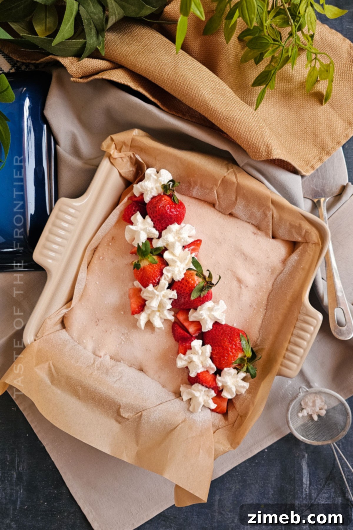 Whisperlight Delight 3 Strawberry Cloud Cake