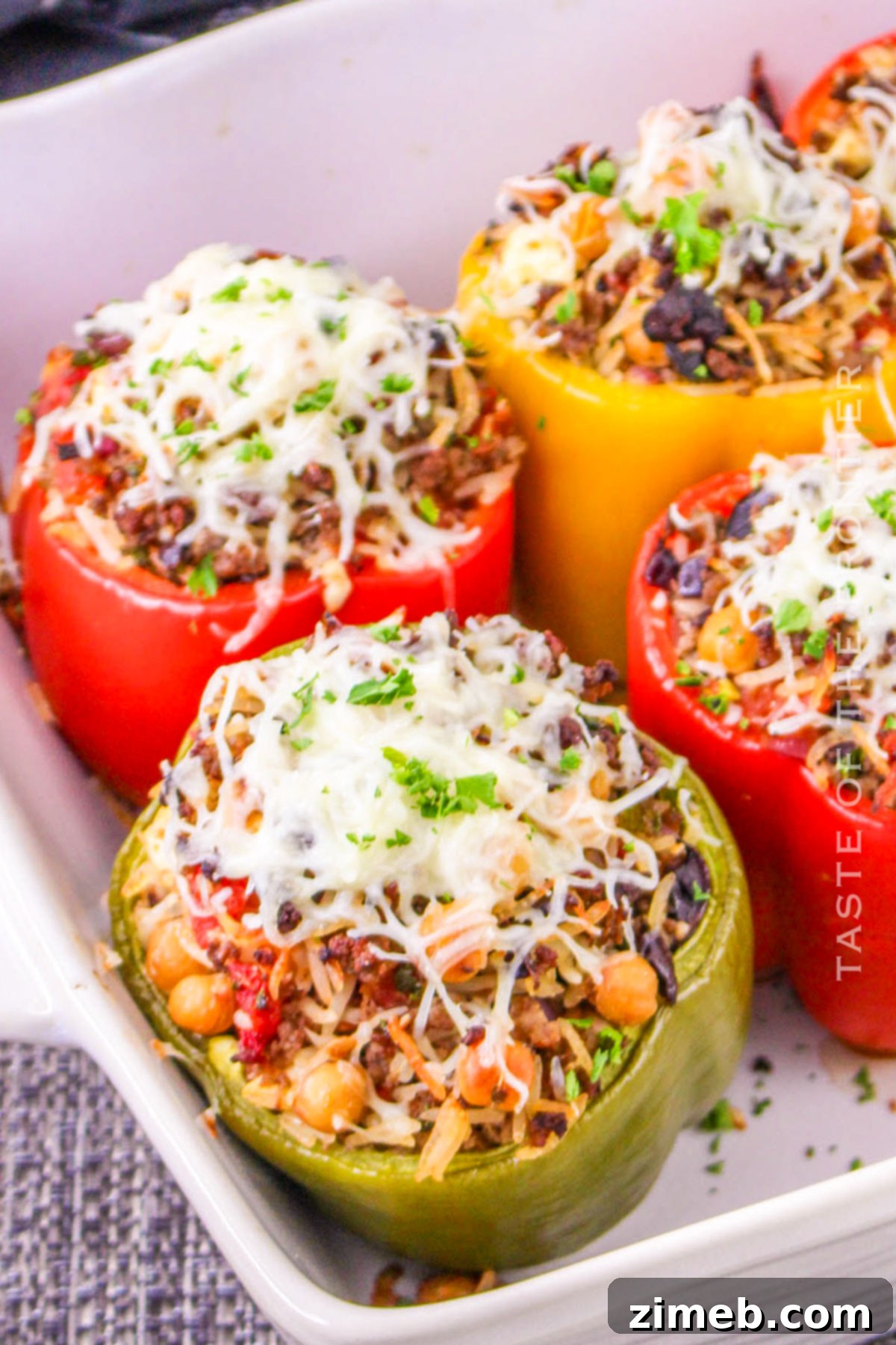 baked peppers