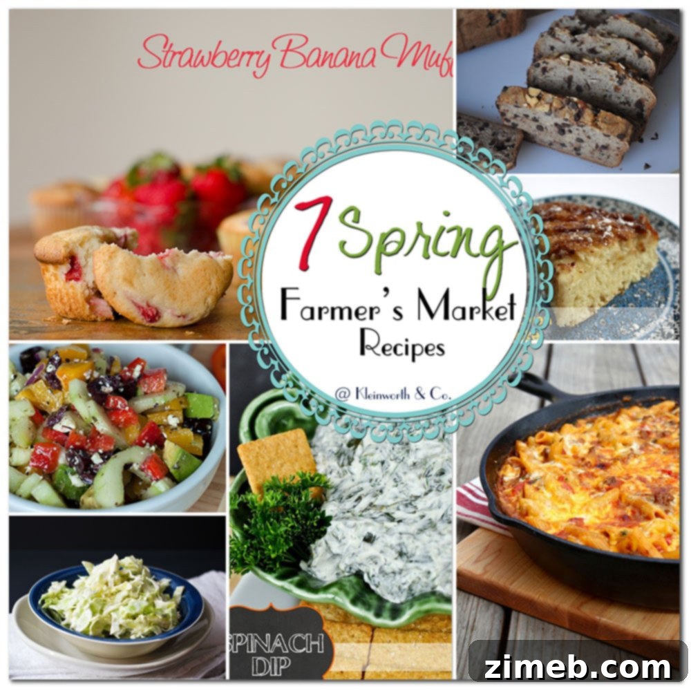 7 Fresh Spring Farmers Market Recipes 2 7 Spring Farmer's Market Recipes