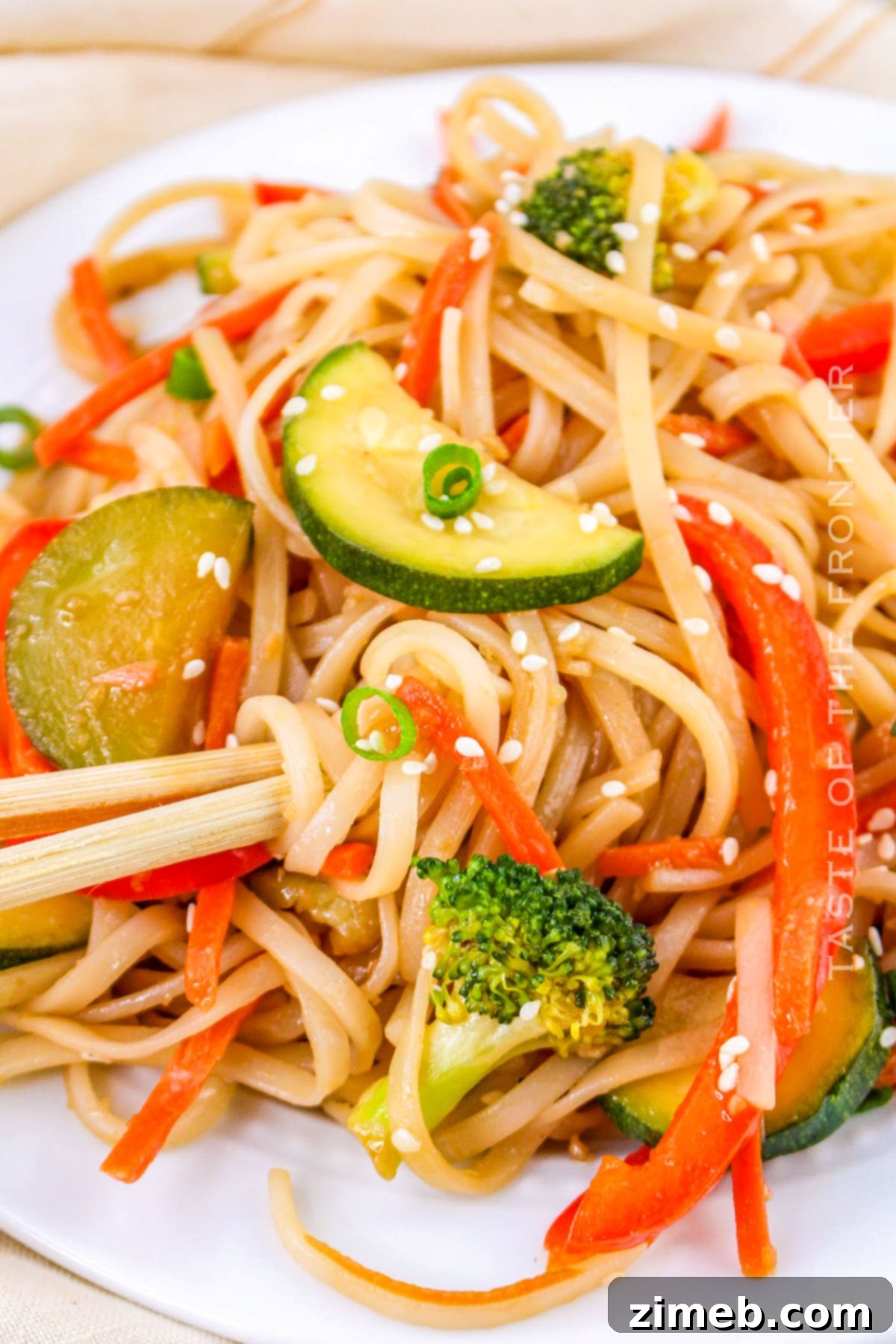 Garden Fresh Noodle Stir-Fry 2 Stir Fry Vegetarian Noodles, a vibrant and healthy meal