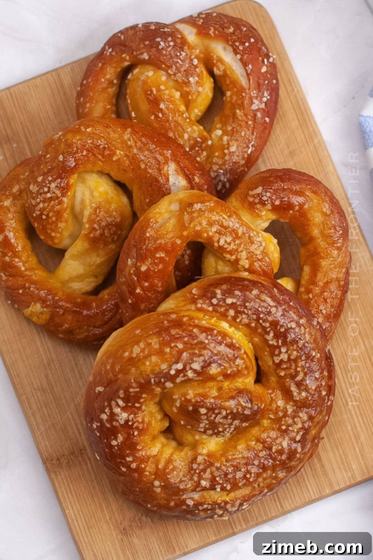 Artisan Sourdough Pretzels 14 Easy soft pretzel snack recipe with sourdough.