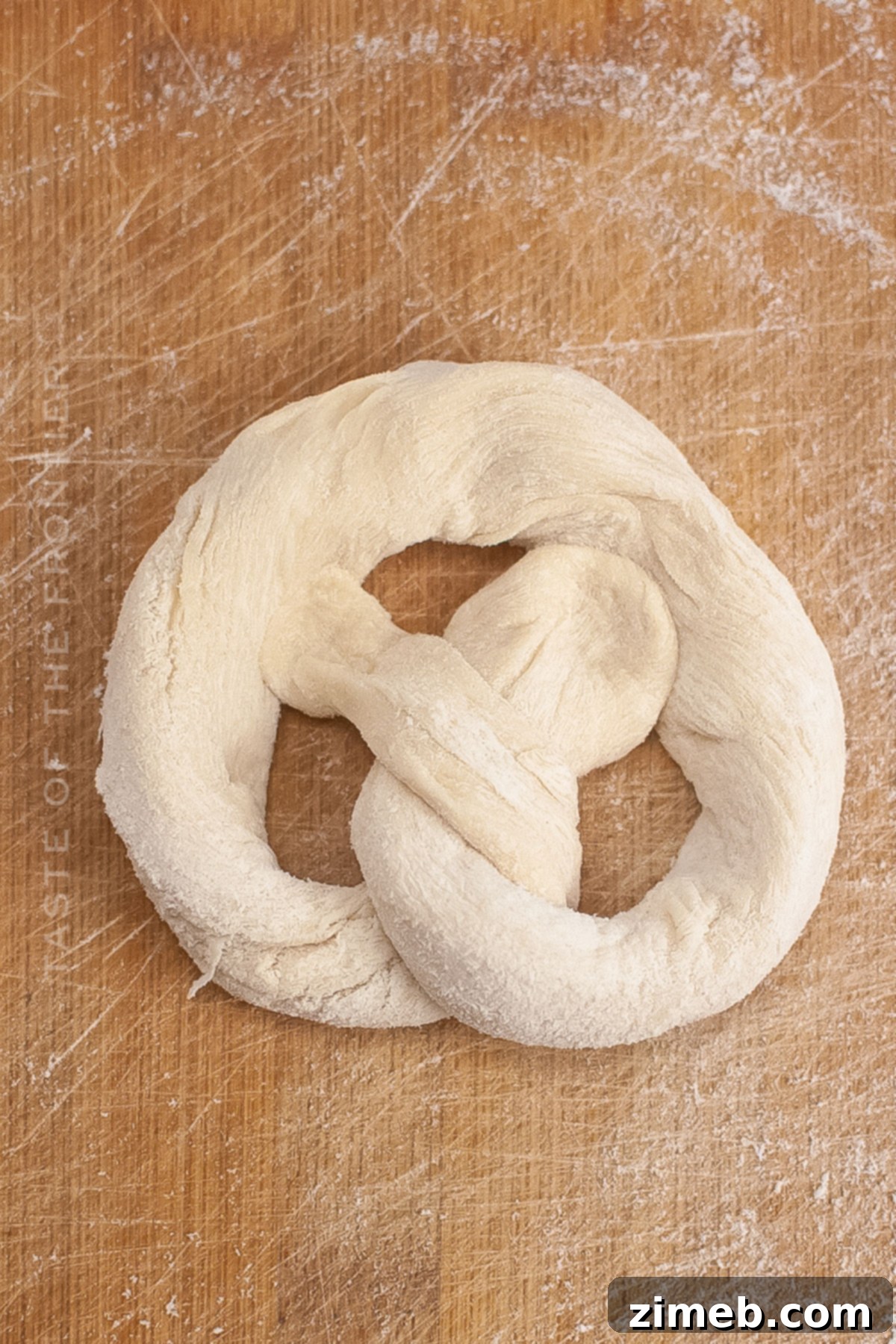 Artisan Sourdough Pretzels 6 Step-by-step process of making sourdough pretzels.