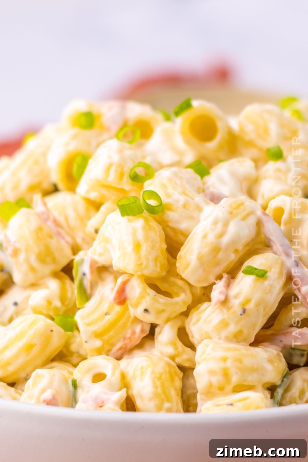 Creamy Hawaiian Macaroni Salad 8 Hawaiian Macaroni Salad recipe, beautifully presented