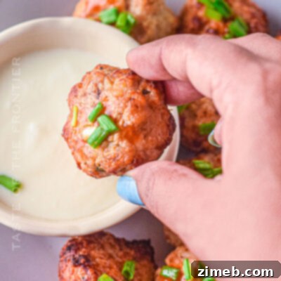 Buffalo Chicken Meatballs