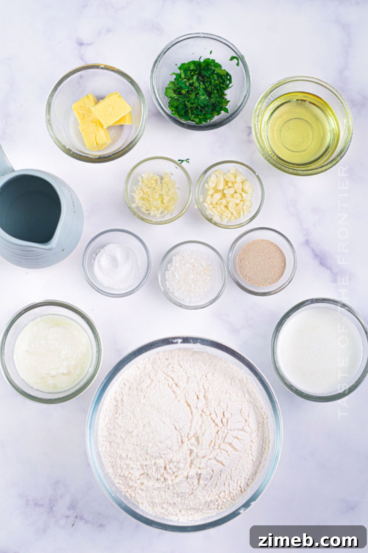 Fluffy Air Fryer Naan 4 Naan Bread Air Fryer ingredients