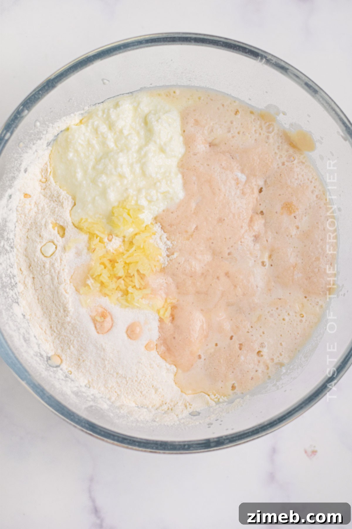 Fluffy Air Fryer Naan 5 making the dough