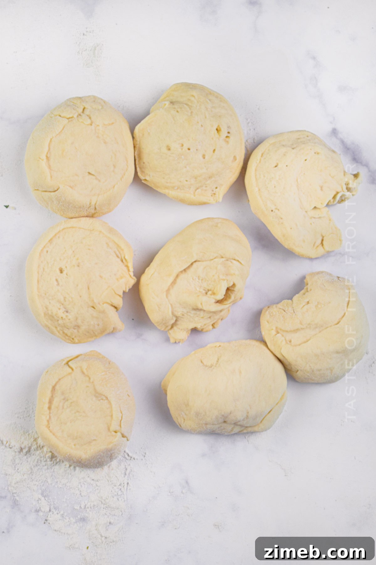 Fluffy Air Fryer Naan 6 dough ready to roll