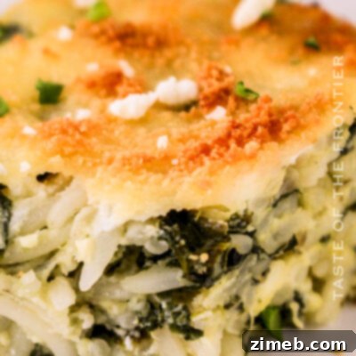 Spinach Feta & Rice Casserole