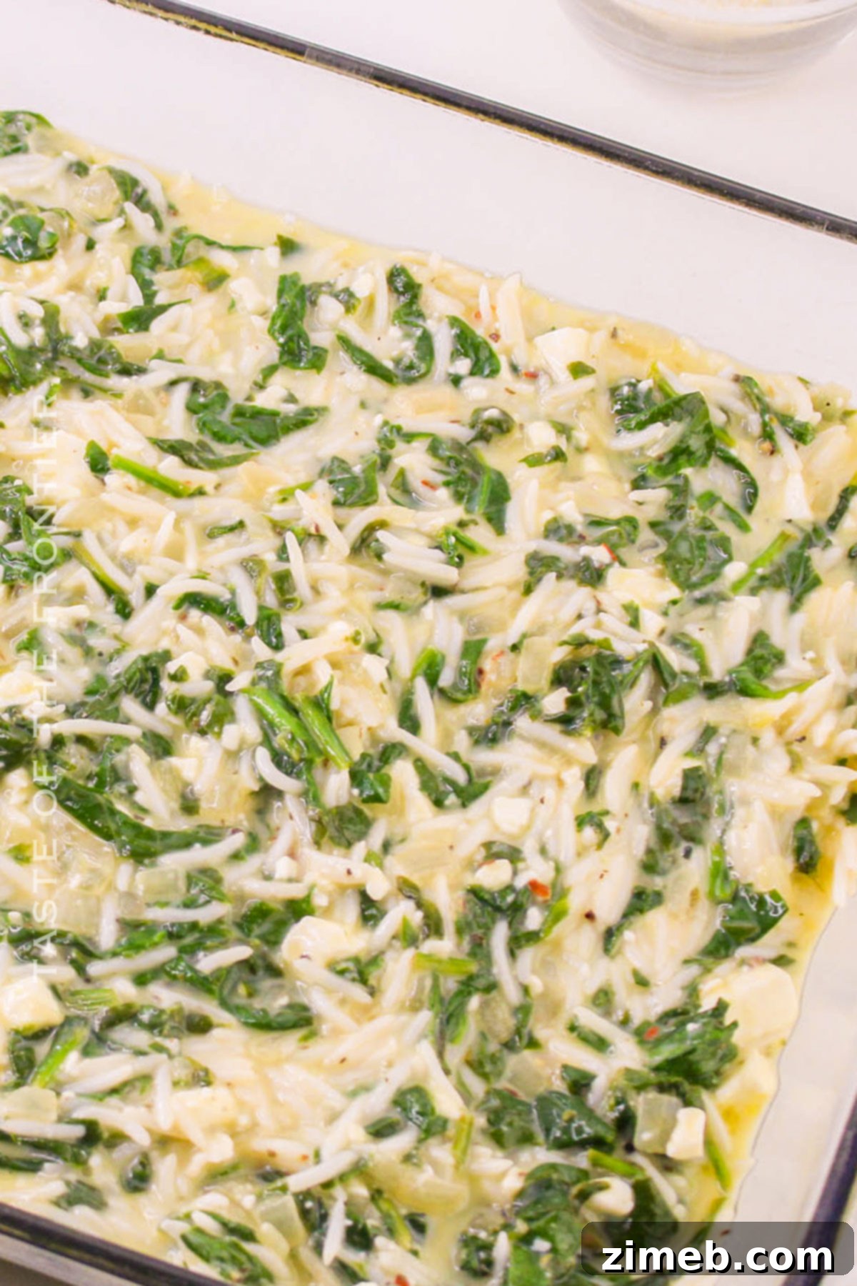 how to make Spinach Feta & Rice Casserole