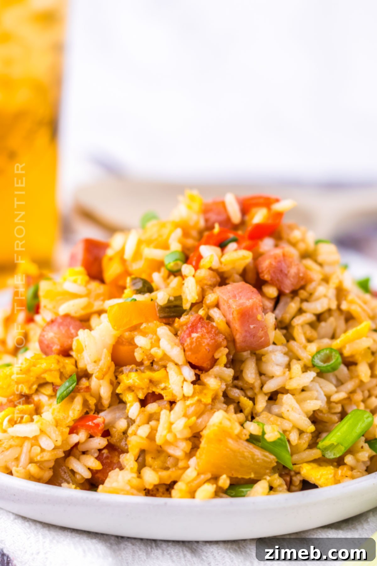 Aloha Fried Rice Bowl 7 A bowl of freshly made Hawaiian Fried Rice