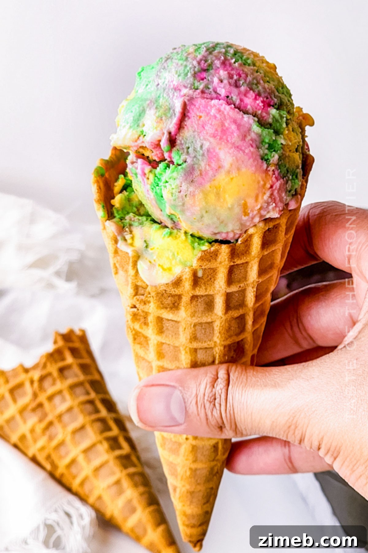 Rainbow Sherbet recipe card image