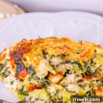Spinach and Artichoke Chicken Casserole