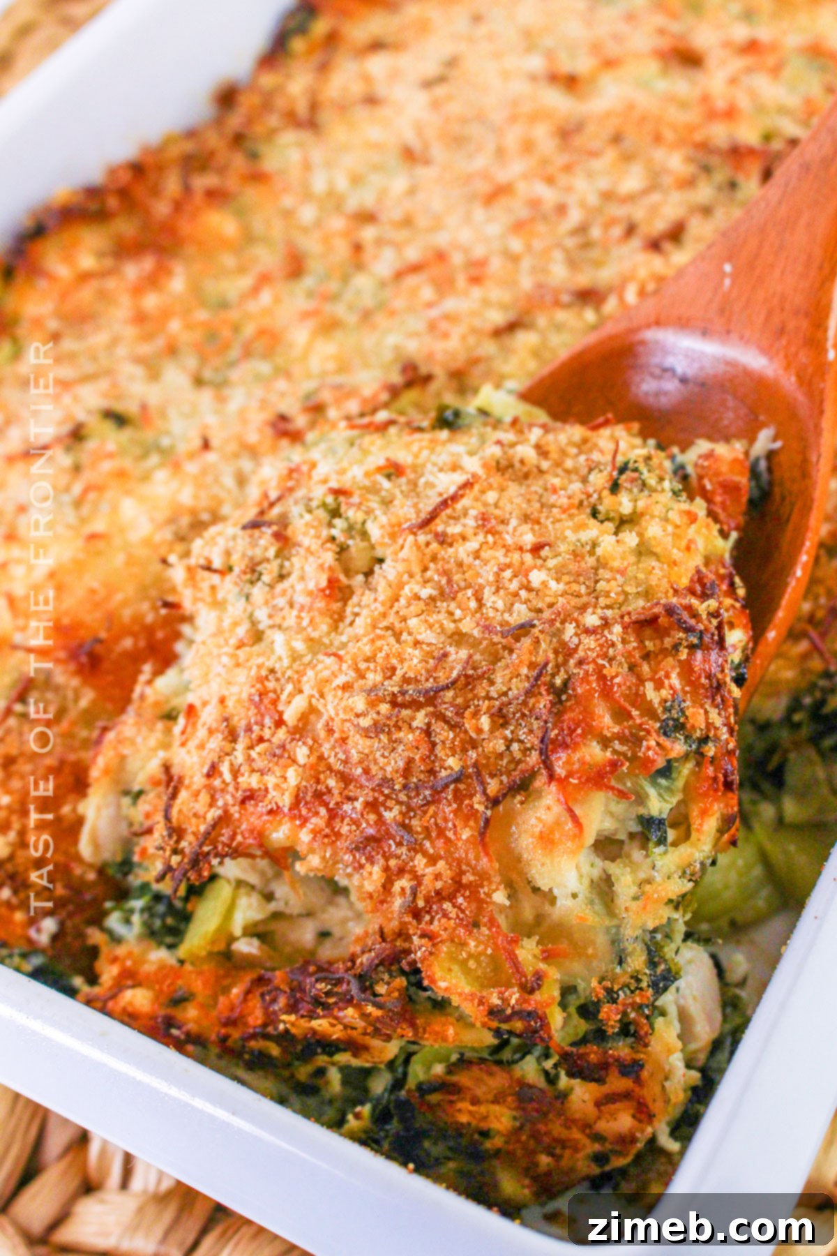 Creamy Spinach Artichoke Chicken Casserole 3 artichoke casserole dinner