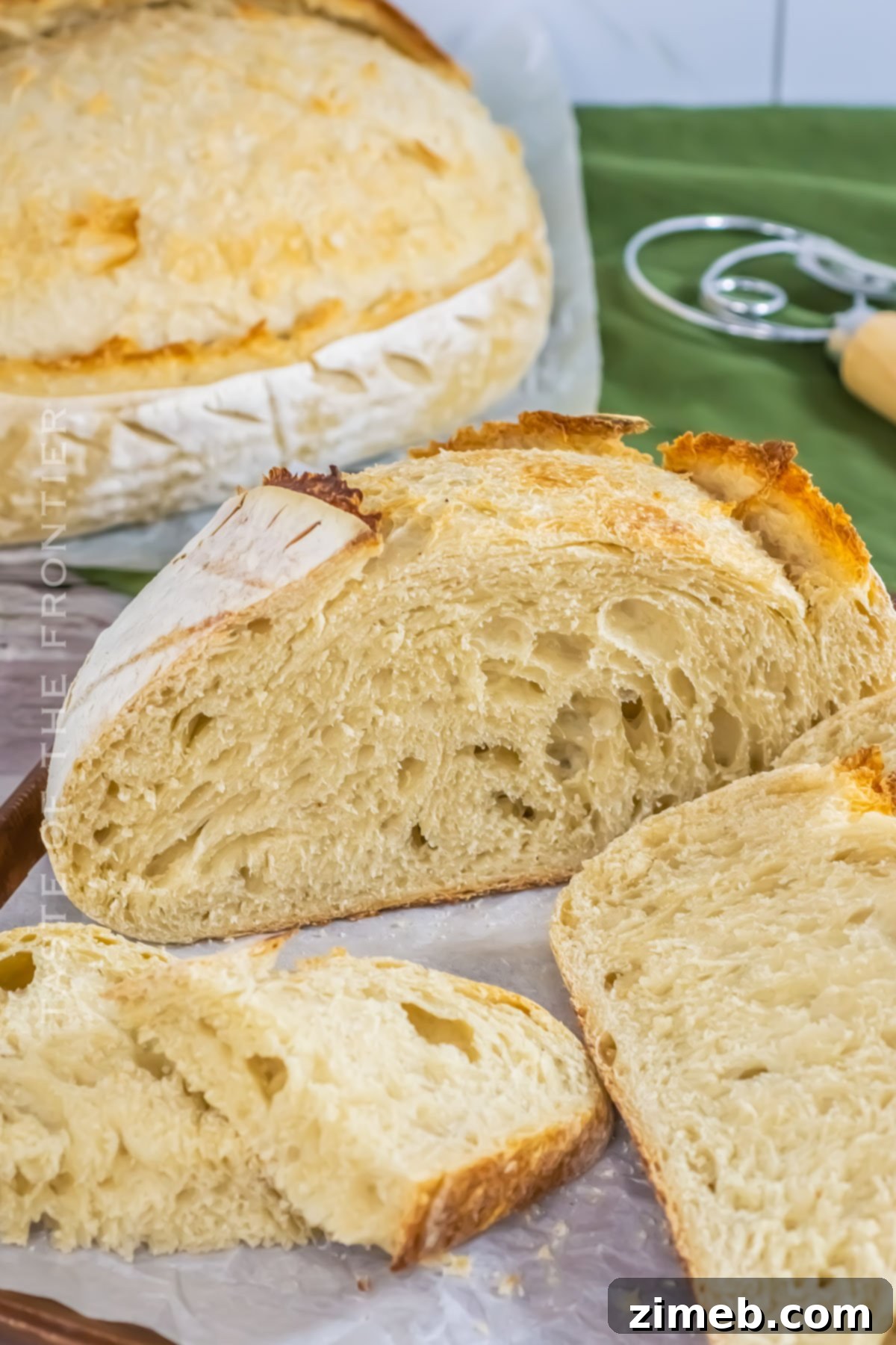 Bake Your Own Sourdough Masterpiece 2 Easy Sourdough Bread Recipe: Homemade Loaf with Crispy Crust and Chewy Interior