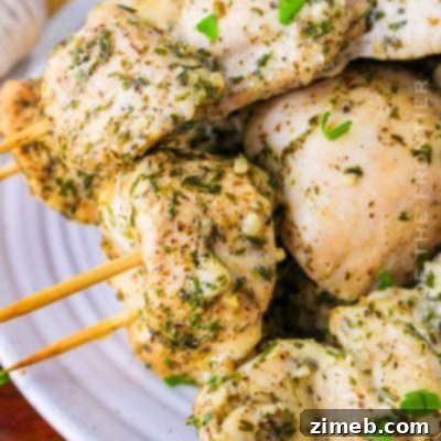 Colorful Oven Chicken Kabobs