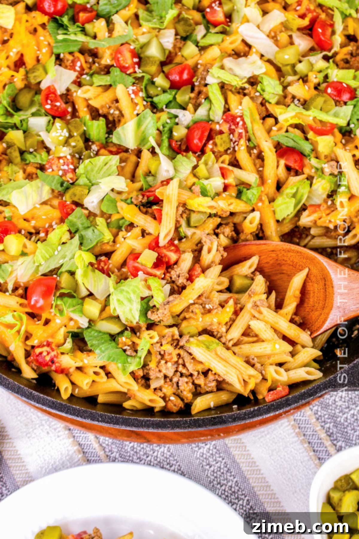 Ultimate Cheeseburger Macaroni 9 Cheeseburger Pasta recipe