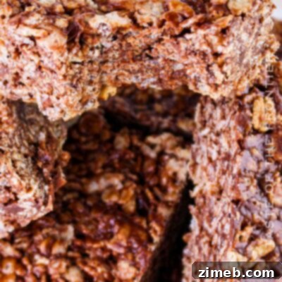 Chocolate Crispy Dream Bars 16 Chocolate Rice Krispies Squares