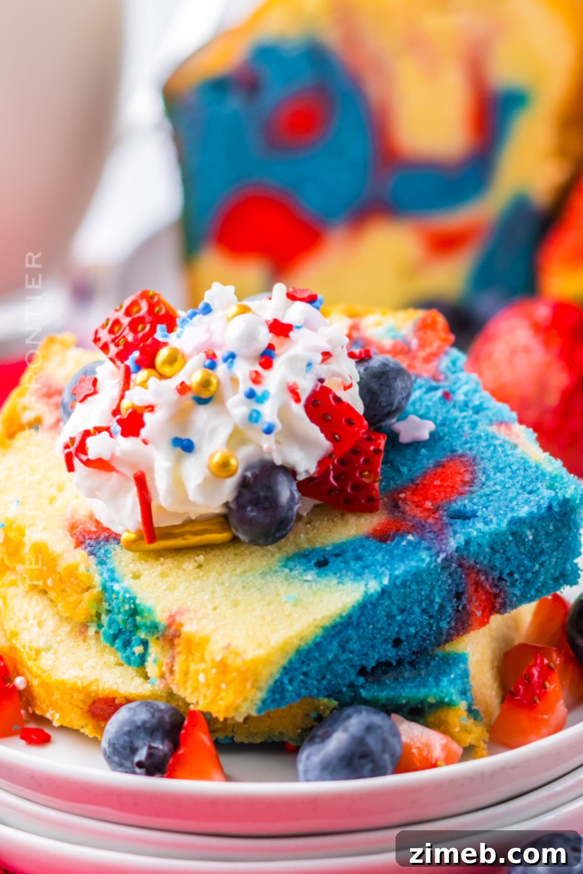 Cloud Nine Pound Cake 3 4th of July Cake recipe