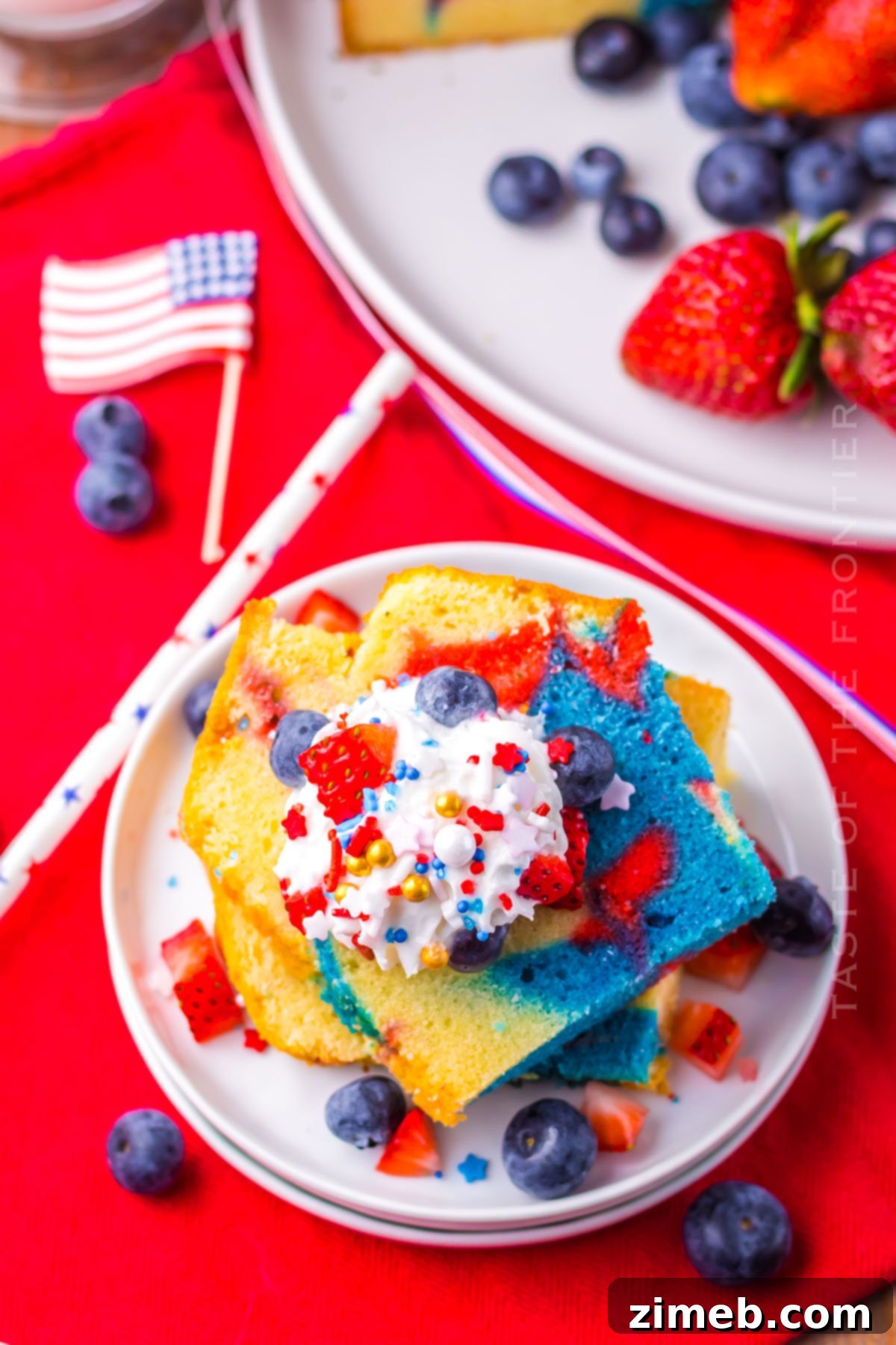Cloud Nine Pound Cake 8 patriotic cake