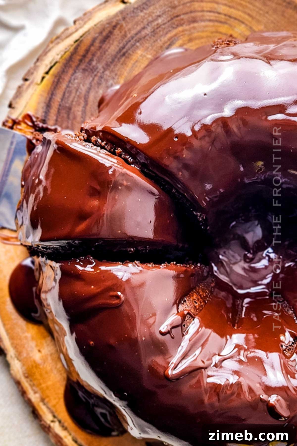 Decadent Molten Chocolate Bundt Cake 3 Bundt cake with rich chocolate glaze