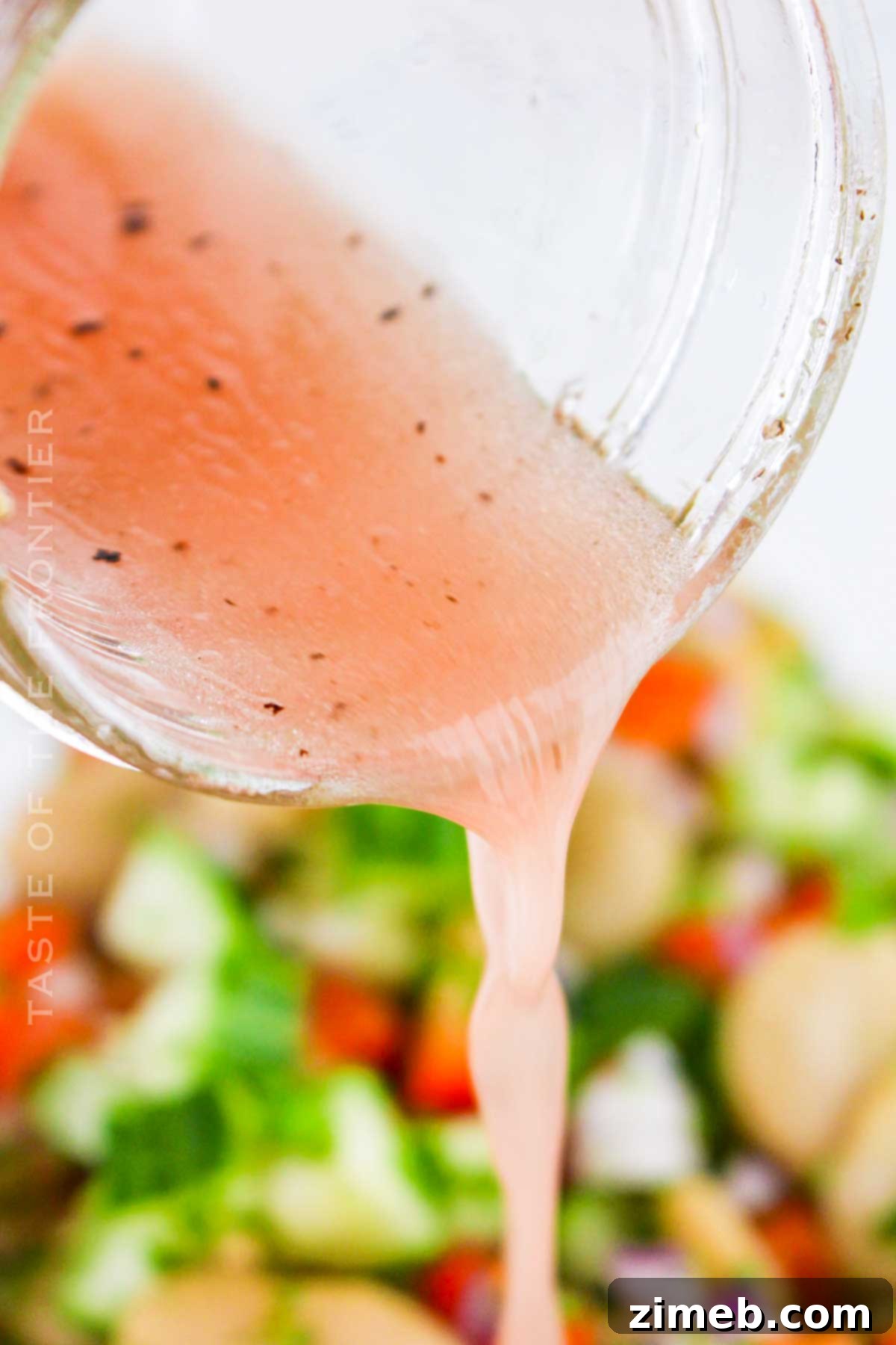 Close-up of the finished Butter Bean Salad, showcasing its fresh ingredients and vibrant colors.