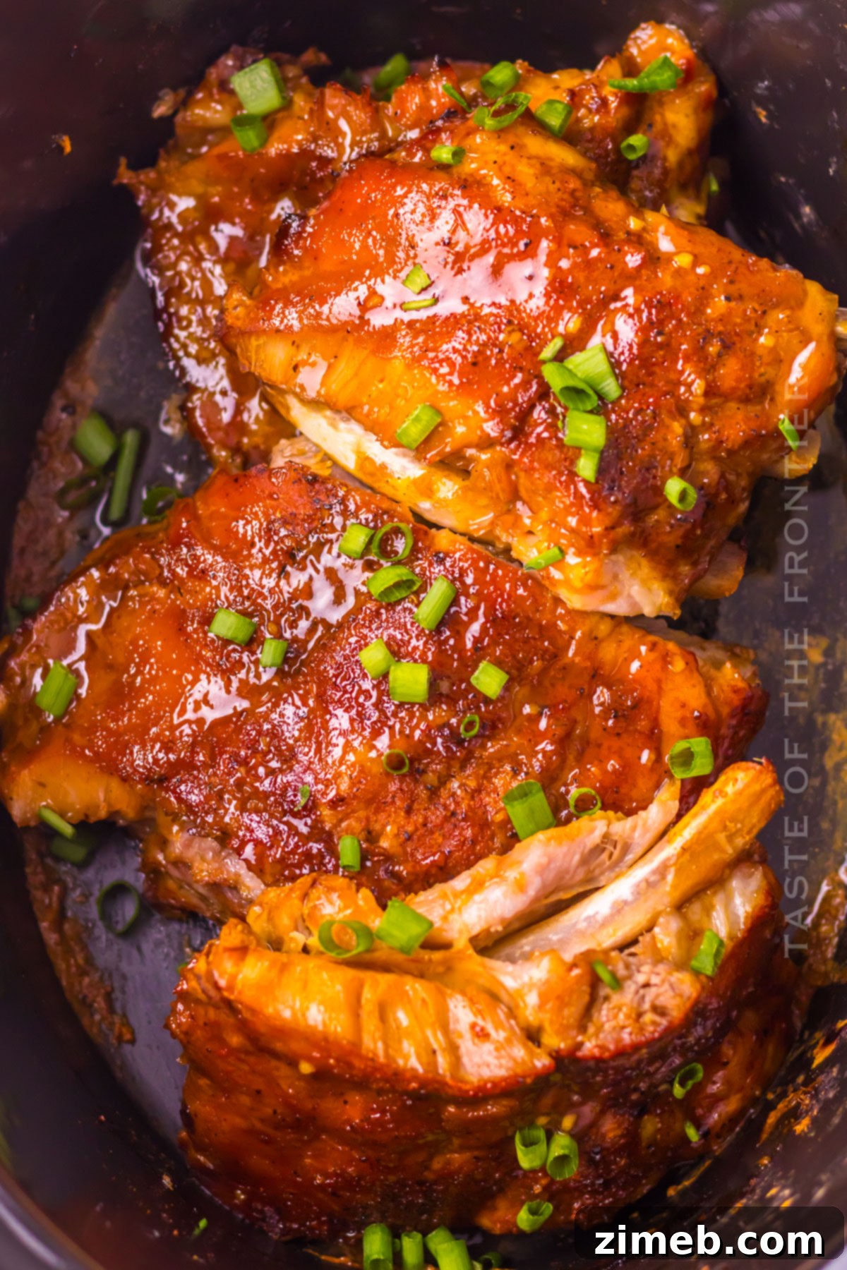 Effortless Island Ribs 8 Easy BBQ ribs in the slow cooker, a family-friendly meal.