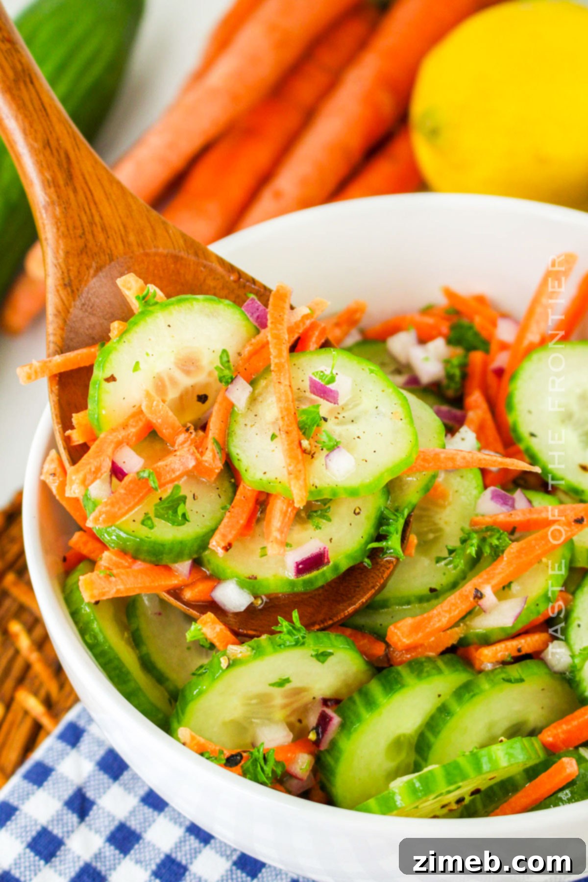 Carrot Cucumber Salad recipe