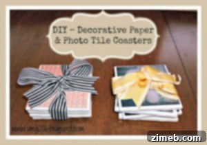 diy tile coasters
