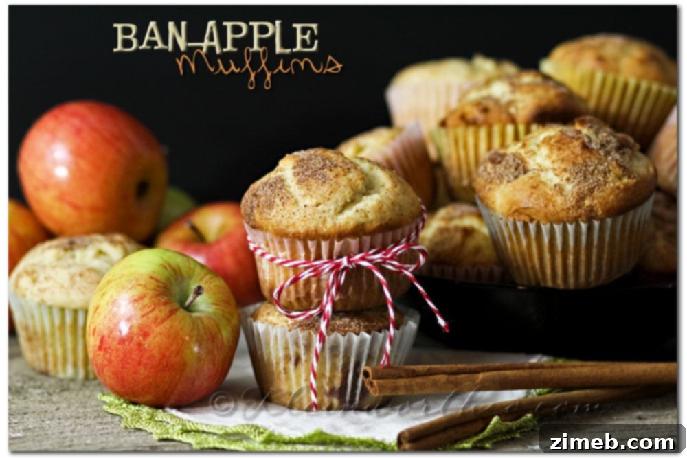 Delicious Ban-Apple Muffins, perfect for breakfast or a snack