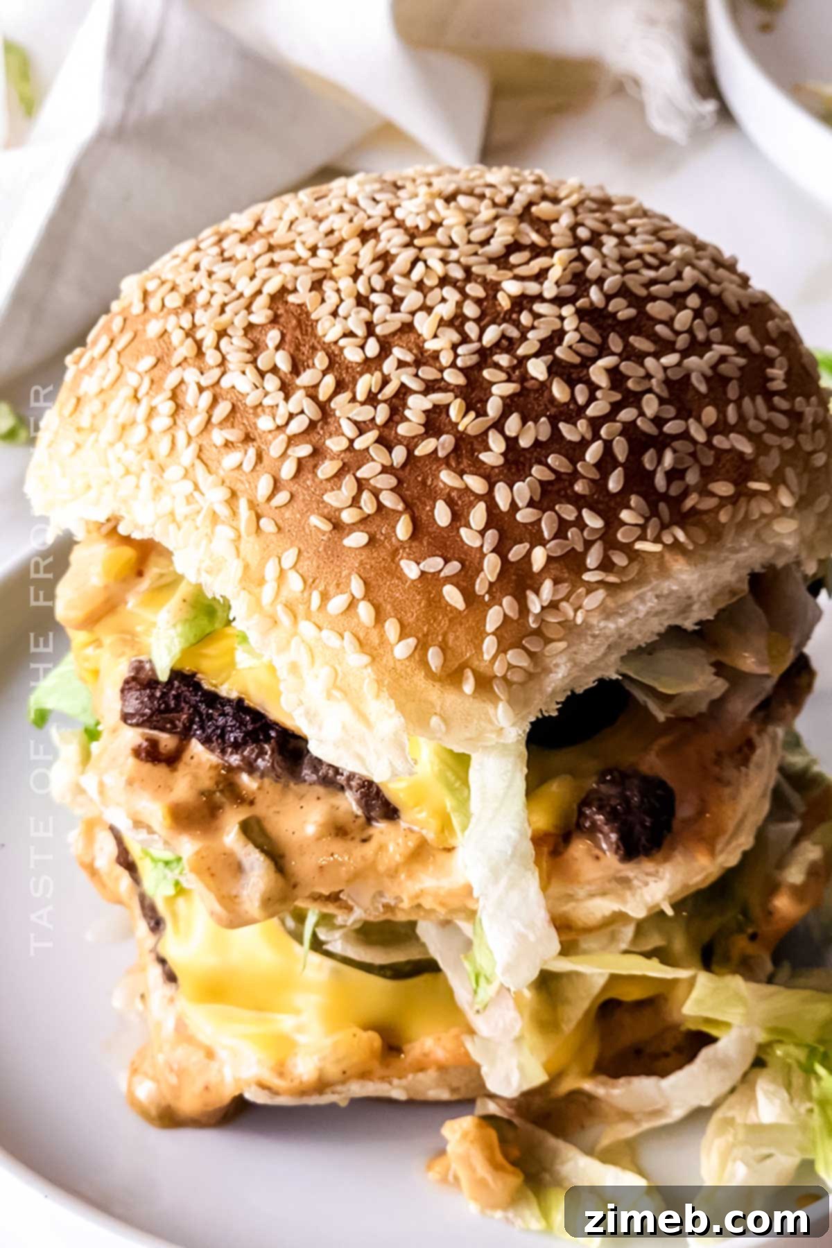 Ultimate Homemade Big Mac: Featuring the Iconic Sauce 15 Homemade Big Mac with Homemade Big Mac Sauce recipe