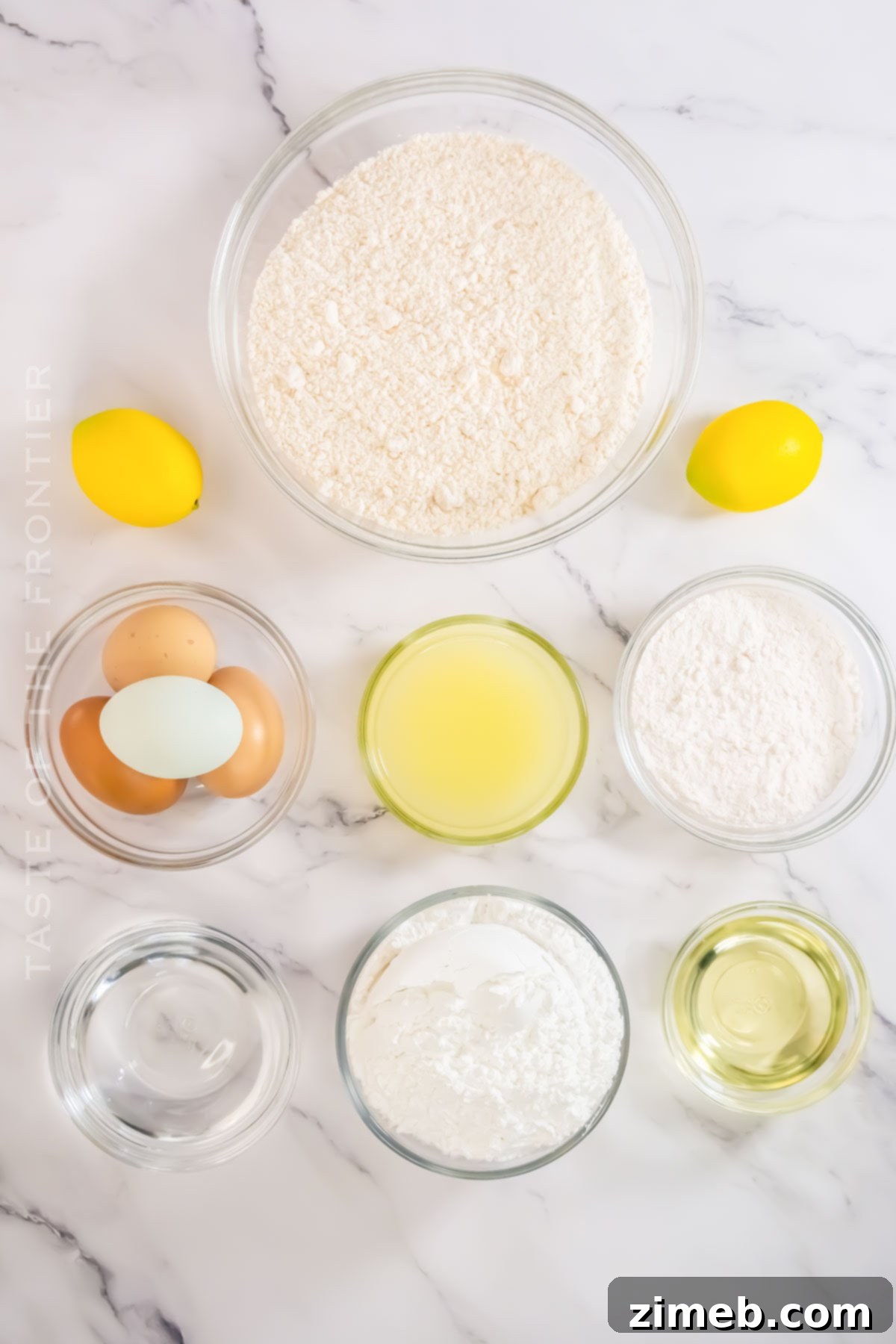 Lemon Pudding Cake ingredients