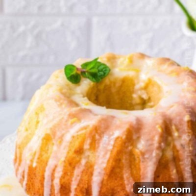 Lemon Bundt Cake with Glaze