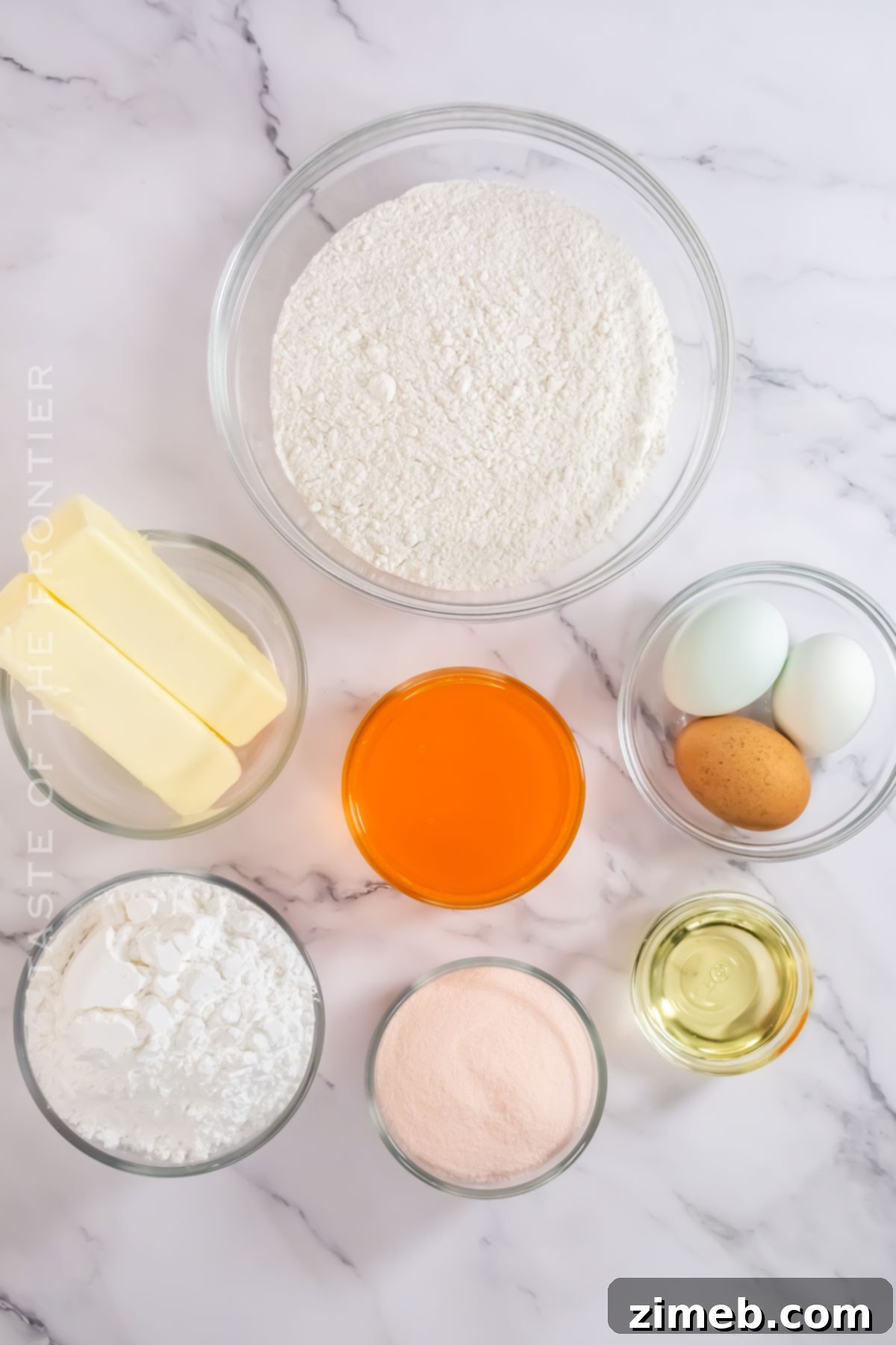 Orange Cupcake ingredients