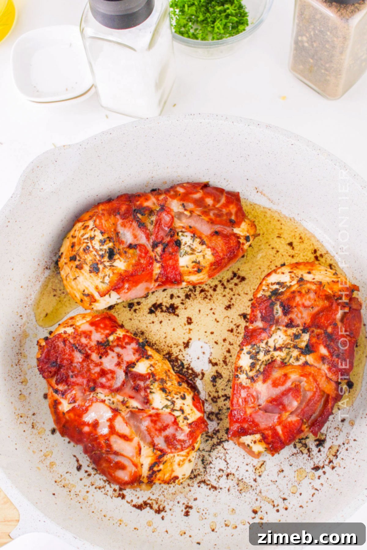 cooking in the skillet