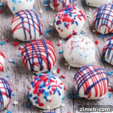 oreo truffles with sprinkles