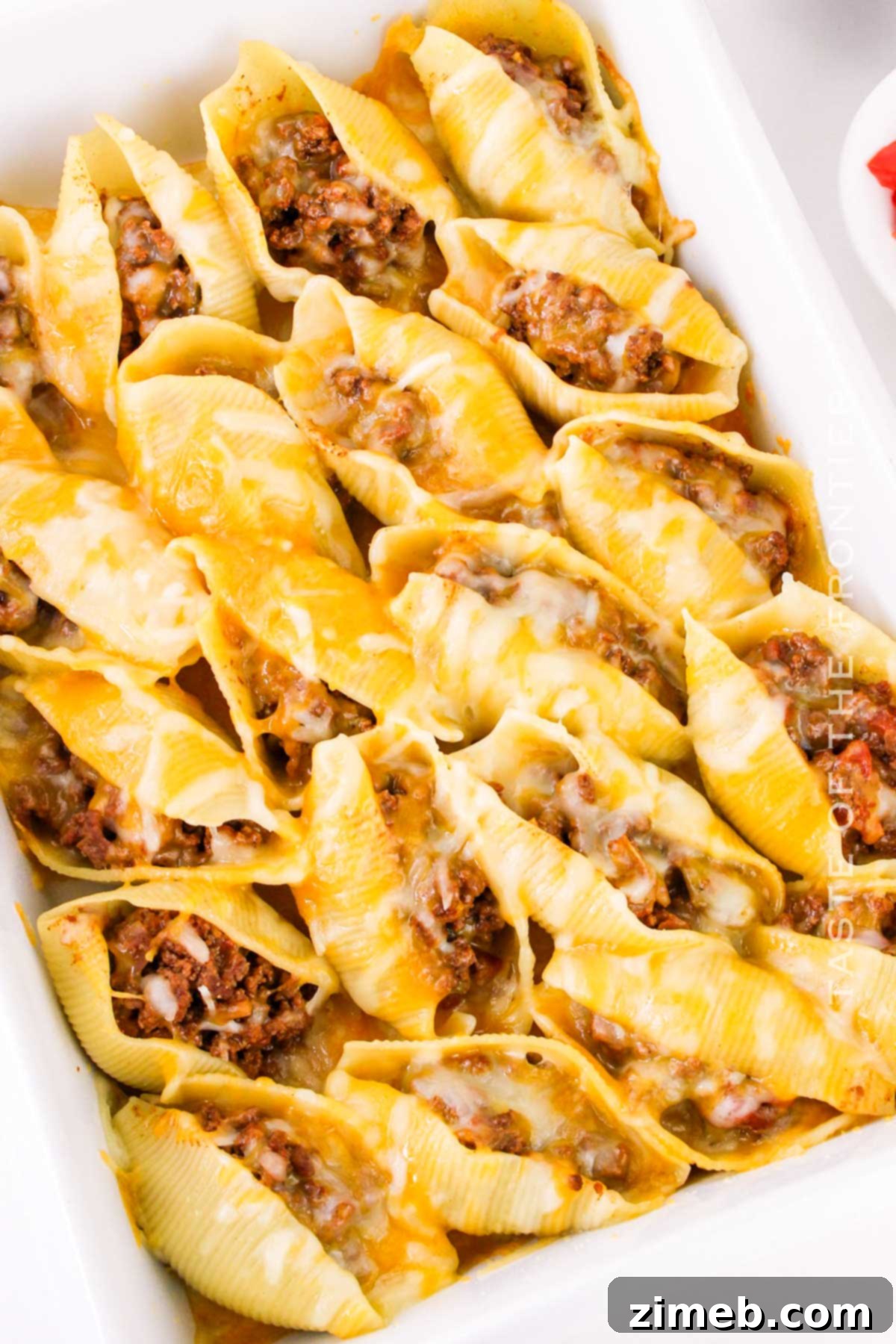 Fiesta Stuffed Shells 14 baked shells