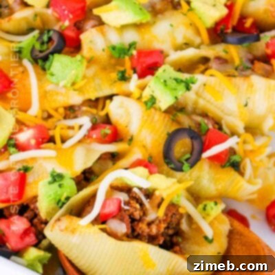 Fiesta Stuffed Shells 16 Taco Stuffed Shells