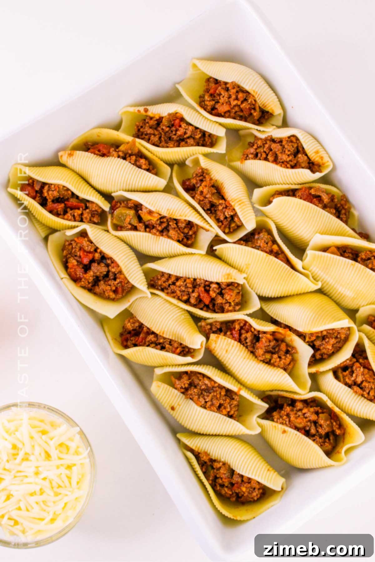 Fiesta Stuffed Shells 7 how to make Taco Stuffed Shells
