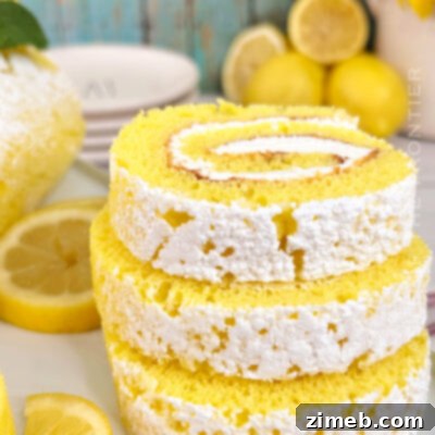Lemon Roll Cake